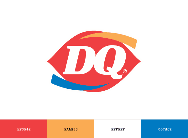 Dairy Queen brand color palette