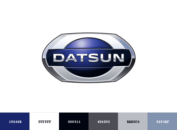 Datsun brand color palette