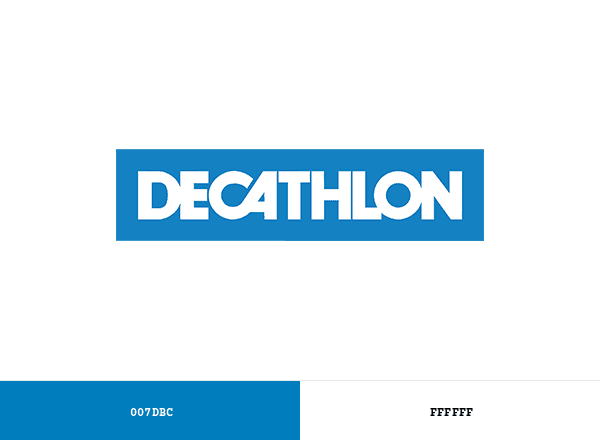 Decathlon brand color palette