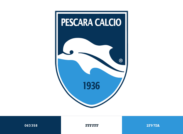 Delfino Pescara 1936 brand color palette
