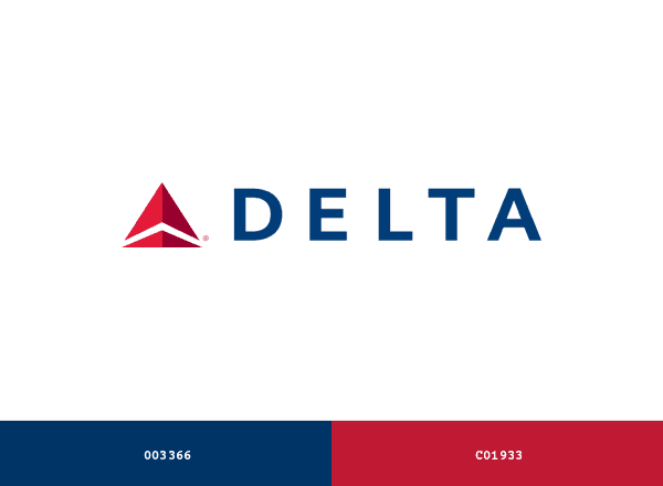 Delta Air Lines brand color palette