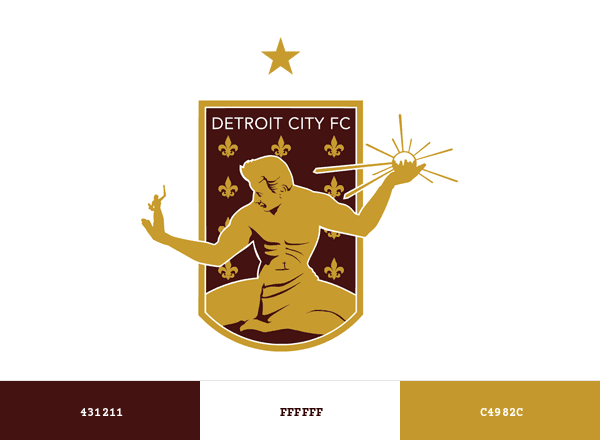 Detroit City FC brand color palette