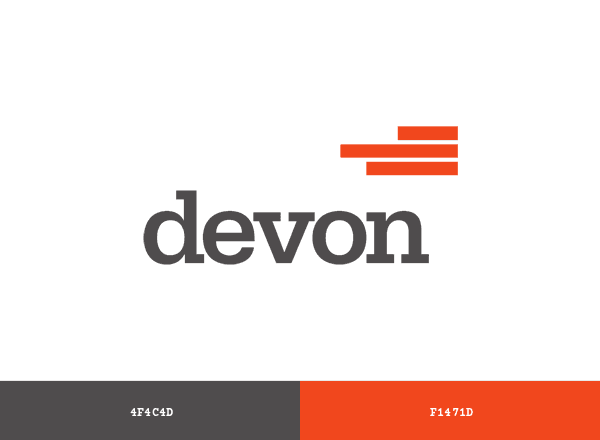 Devon Energy brand color palette