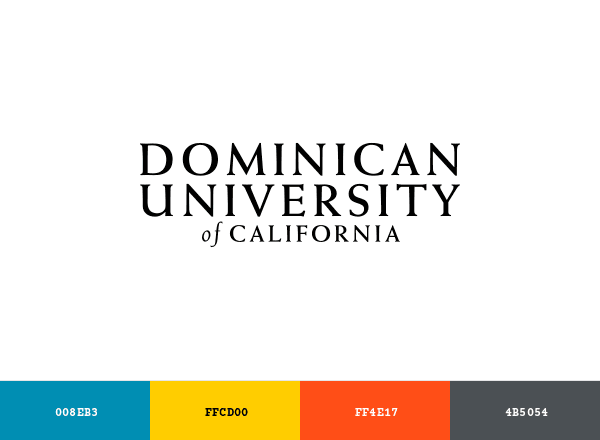 Dominican University of California brand color palette