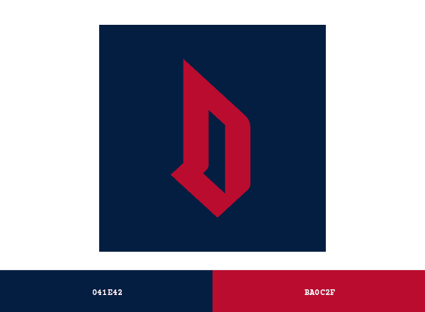 Duquesne Dukes brand color palette