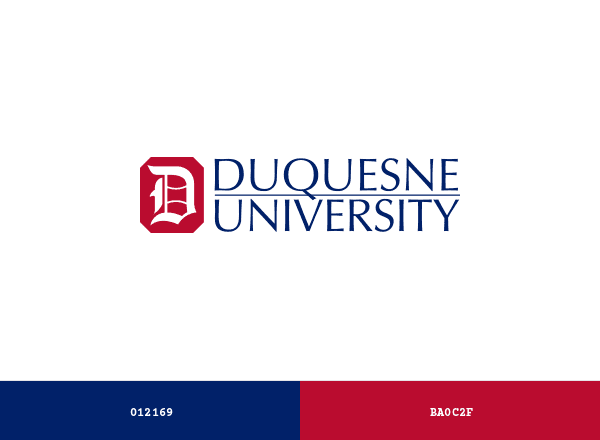 Duquesne University brand color palette