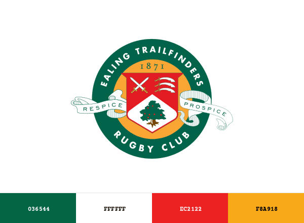 Ealing Trailfinders brand color palette