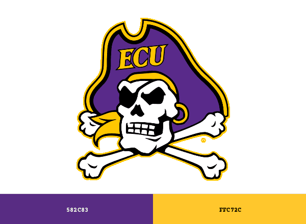 East Carolina Pirates brand color palette