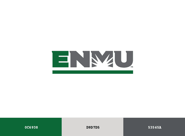 Eastern New Mexico University (ENMU) brand color palette