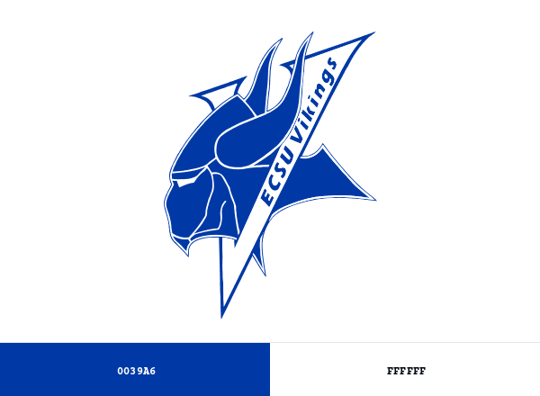 ECSU Vikings brand color palette