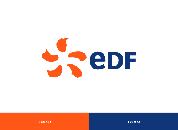 EDF Energy brand color palette