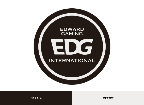 Edward Gaming brand color palette