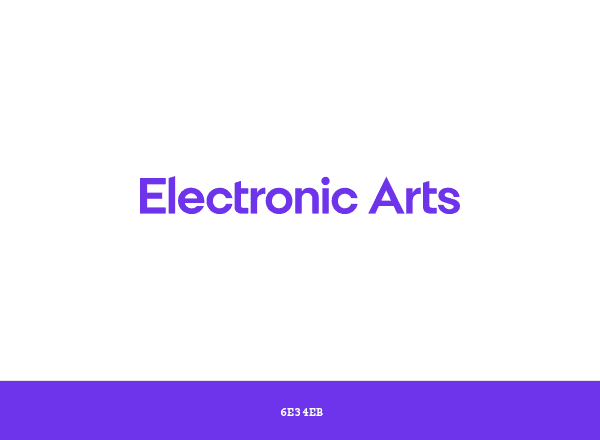 Electronic Arts brand color palette