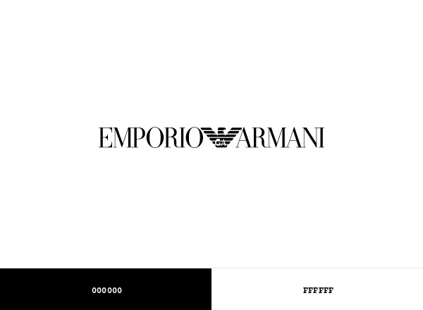 Emporio Armani brand color palette