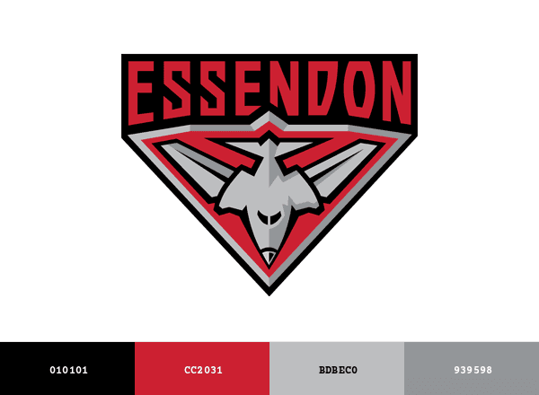 Essendon Football Club brand color palette
