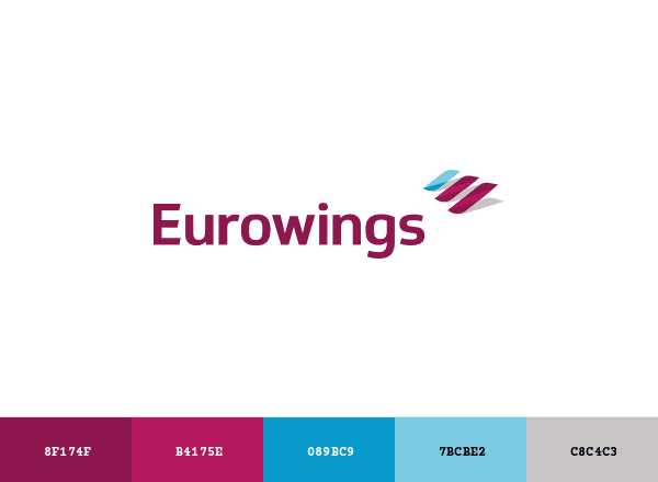 Eurowings brand color palette