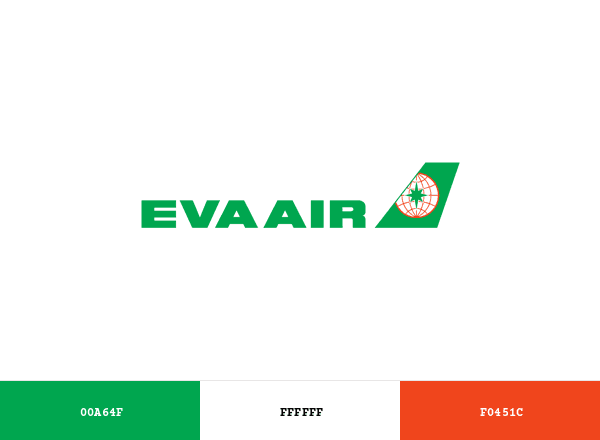 EVA AIR brand color palette