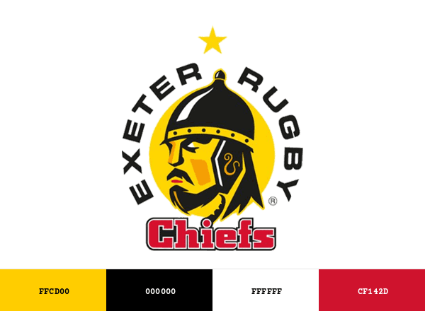 Exeter Chiefs brand color palette