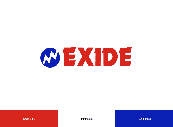 Exide Industries brand color palette