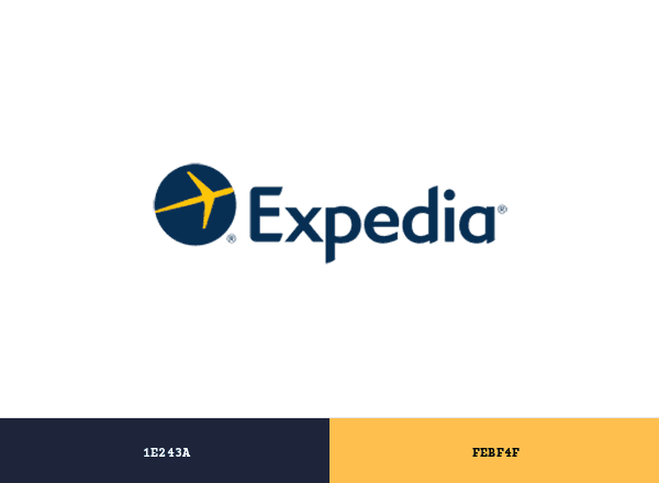 Expedia brand color palette