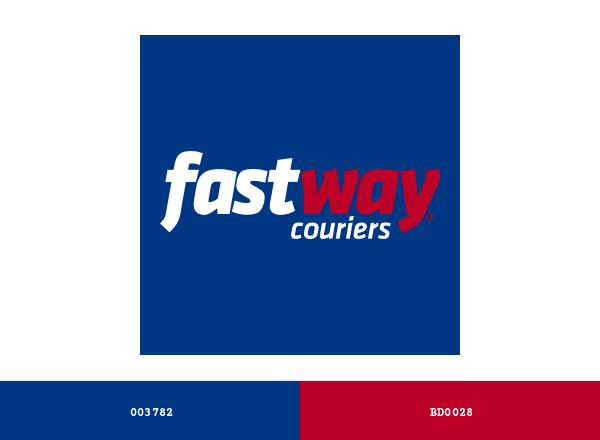 Fastway Couriers brand color palette