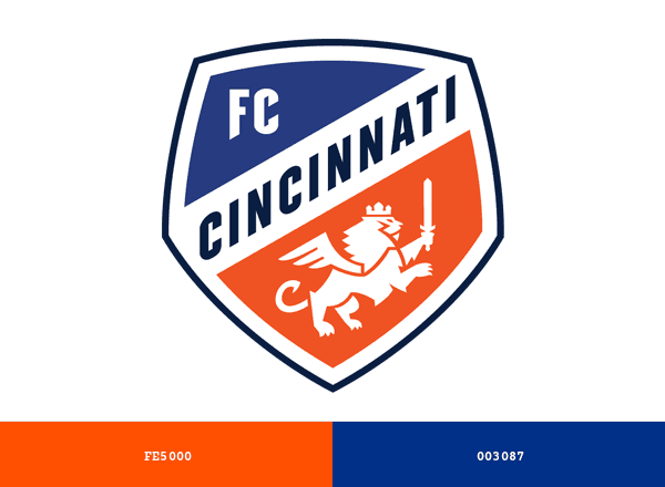 FC Cincinnati brand color palette