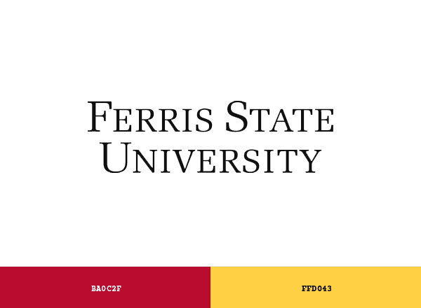 Ferris State University brand color palette