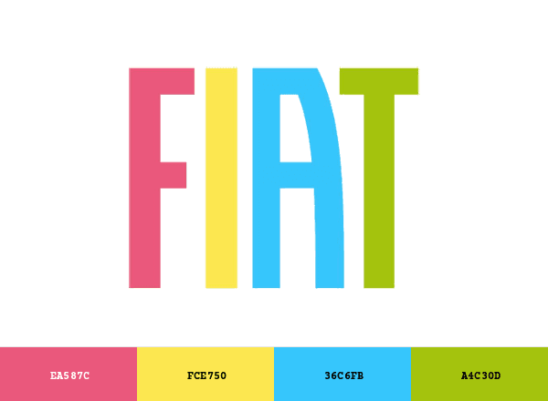 Fiat brand color palette