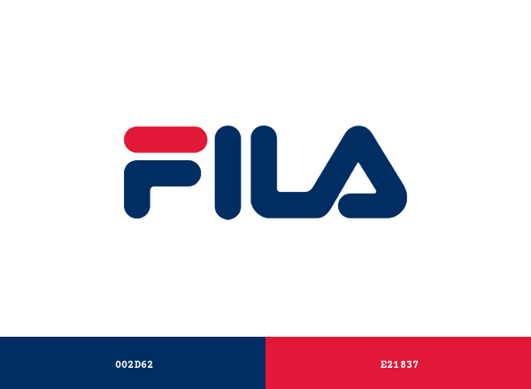 FILA brand color palette