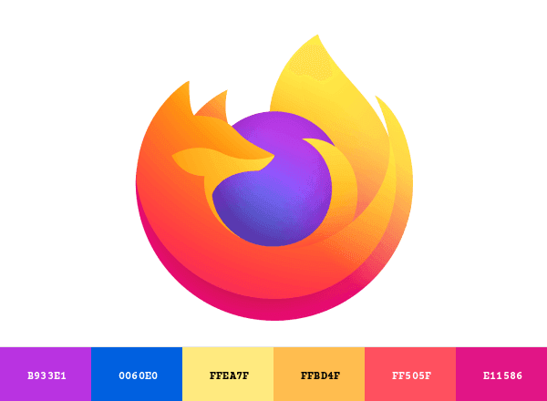 Firefox brand color palette