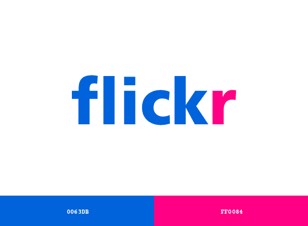 Flickr brand color palette