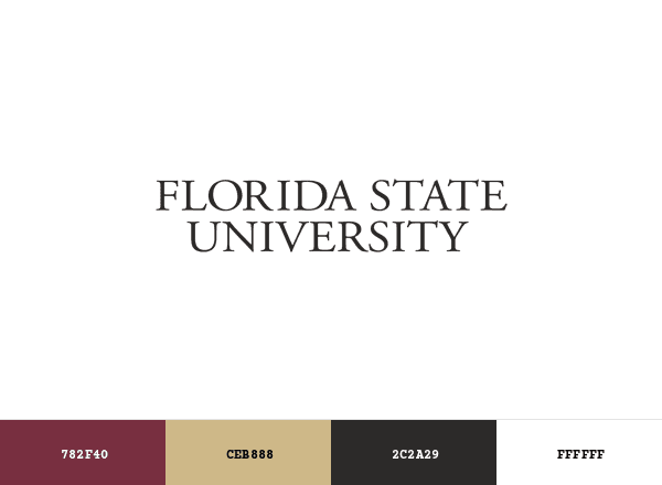 Florida State University (FSU) brand color palette