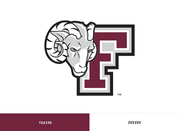 Fordham Rams brand color palette