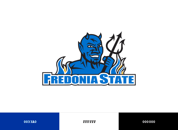 Fredonia Blue Devils brand color palette