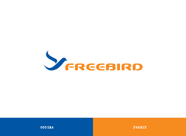 Freebird Airlines brand color palette