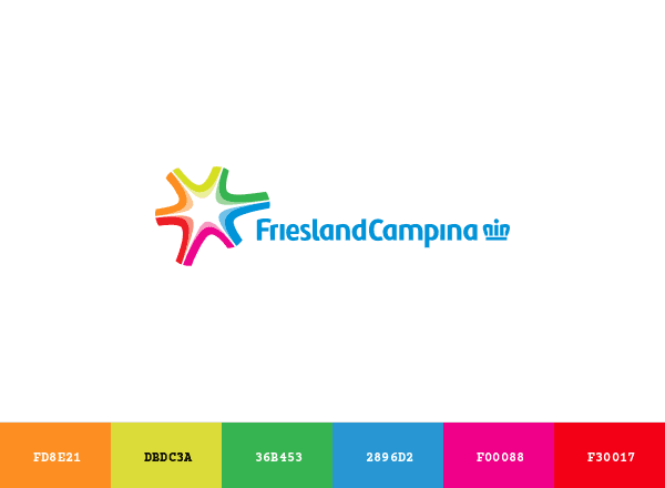 FrieslandCampina brand color palette