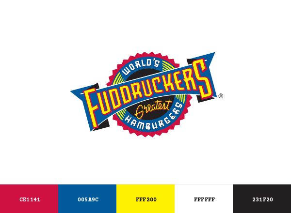 Fuddruckers brand color palette