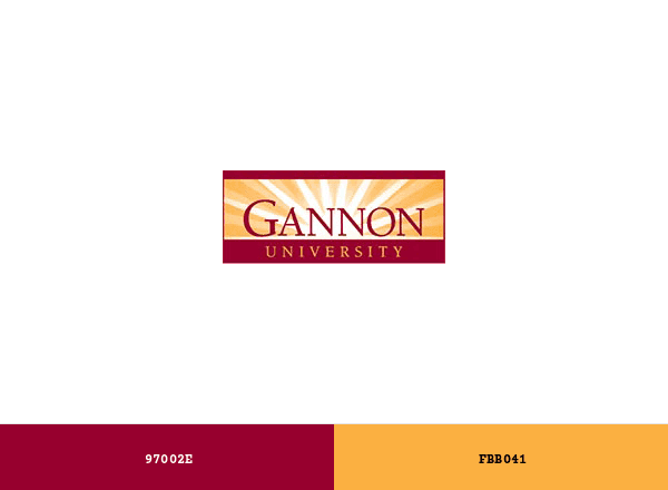 Gannon University brand color palette