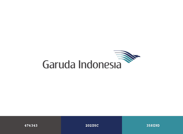 Garuda Indonesia brand color palette