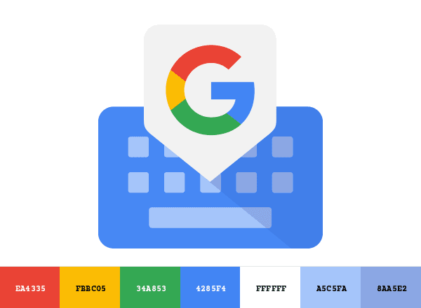 Gboard brand color palette