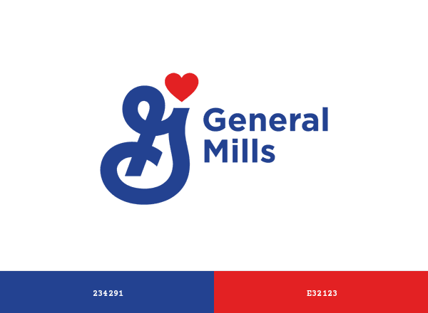 General Mills brand color palette