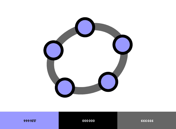 GeoGebra brand color palette