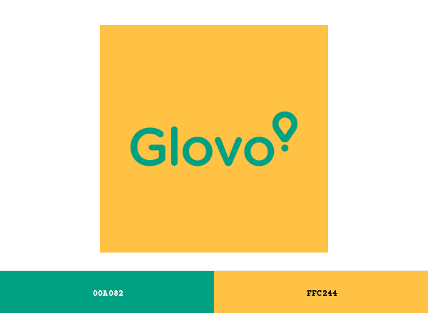 Glovo brand color palette