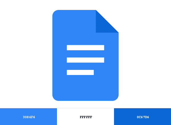 Google Docs brand color palette