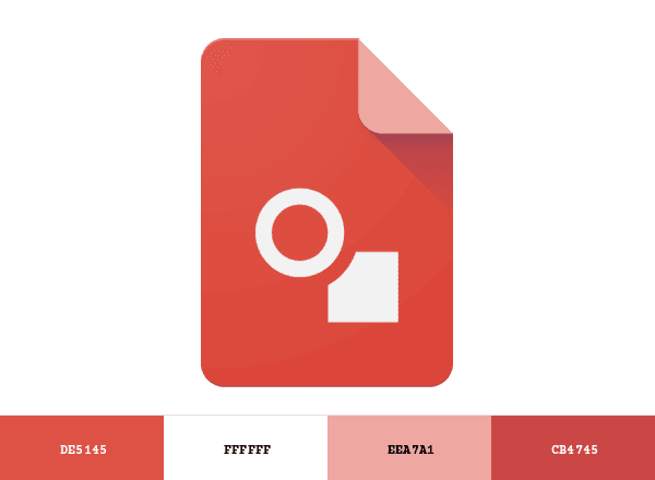 Google Drawings brand color palette