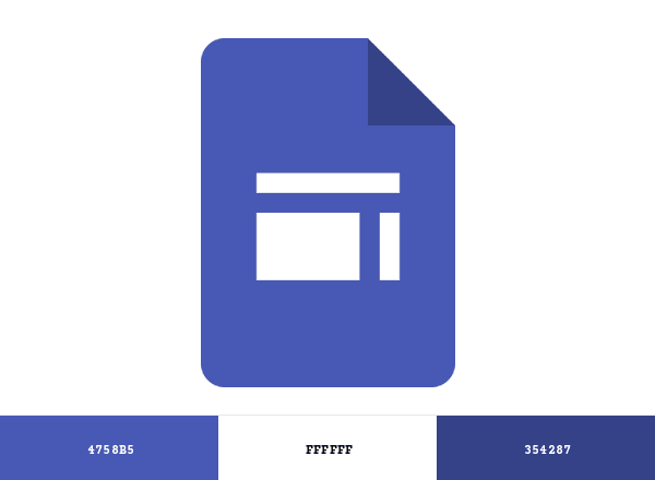 Google Sites brand color palette