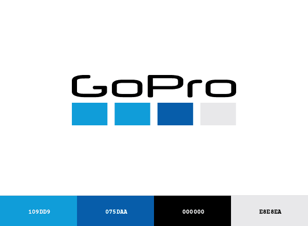 GoPro brand color palette