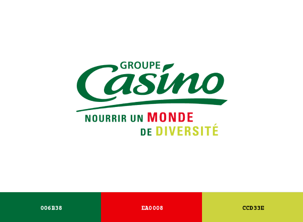 Groupe Casino brand color palette