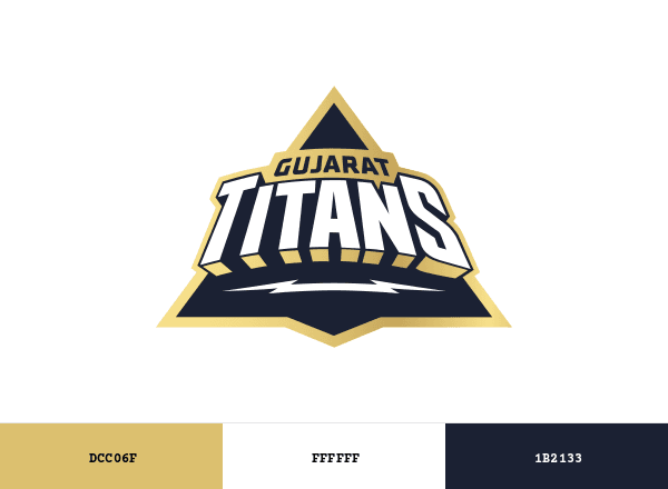 Gujarat Titans brand color palette