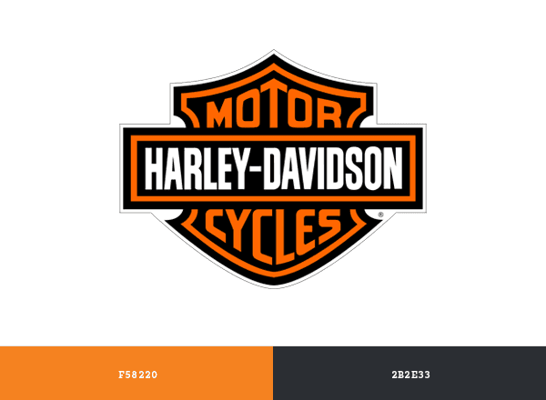 Harley-Davidson brand color palette